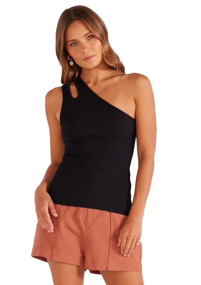 Ella One Shoulder Knit Top – Rad & Rose Boutique