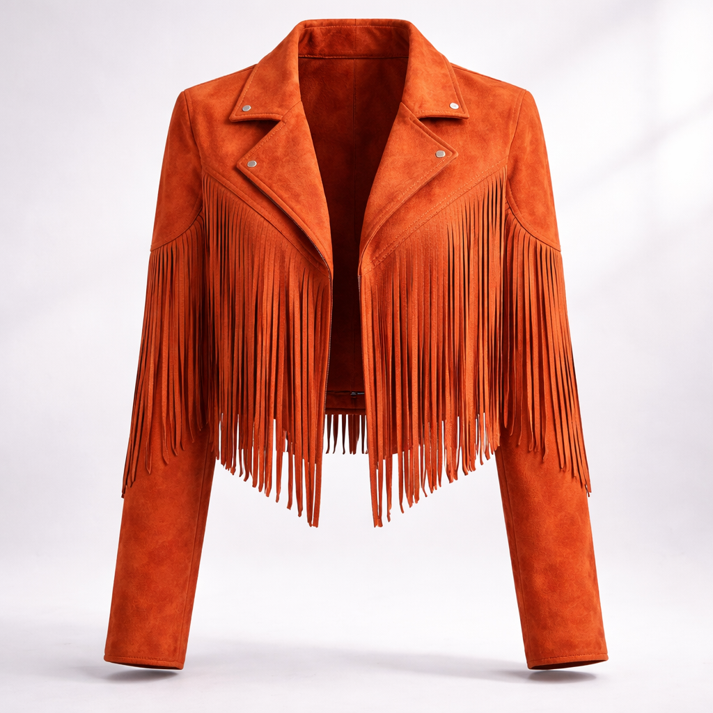 Alba | Fringe Cropped Jacket