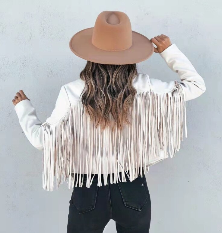 Alba | Fringe Cropped Jacket
