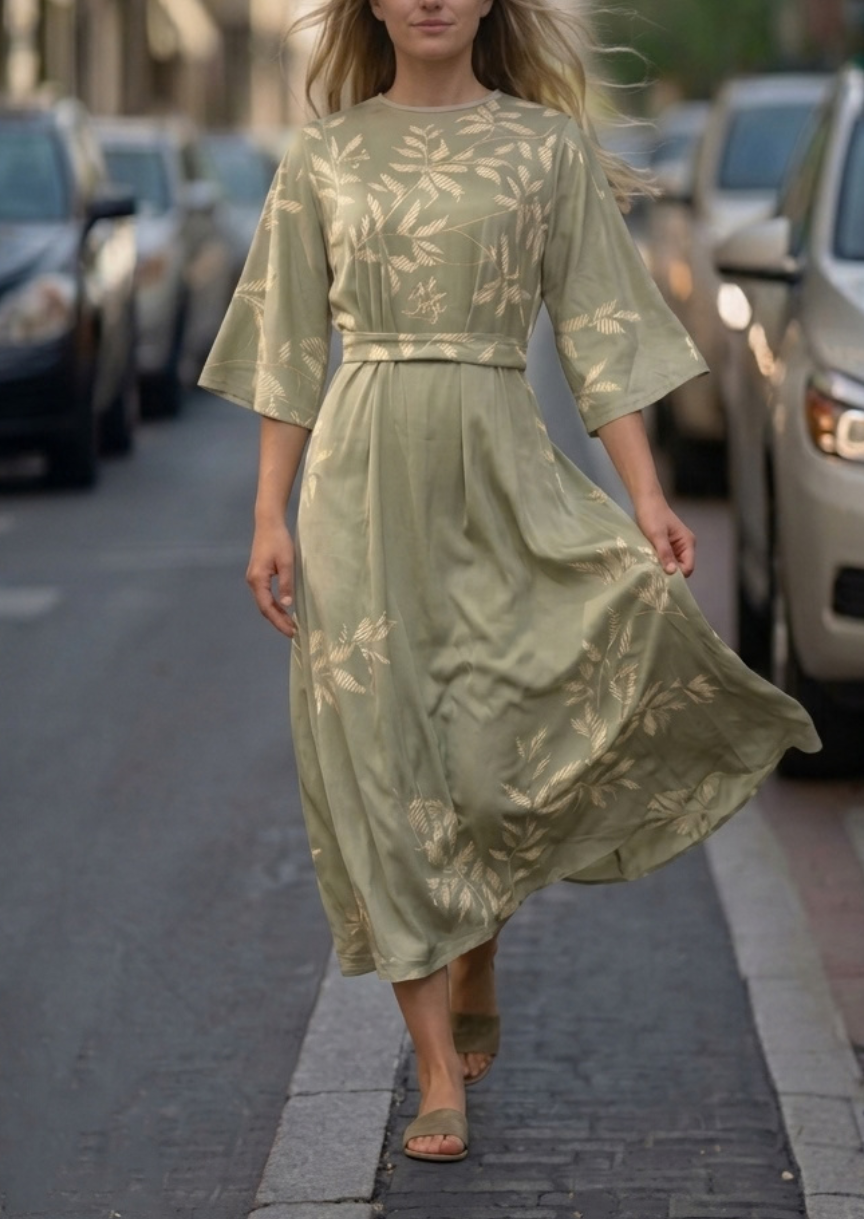 Alessandra | Floral A-Line Midi Dress