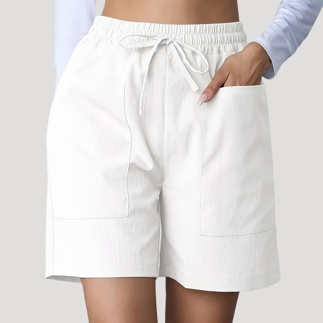 Althea | Women's Bermuda Shorts With Drawstring Waist
