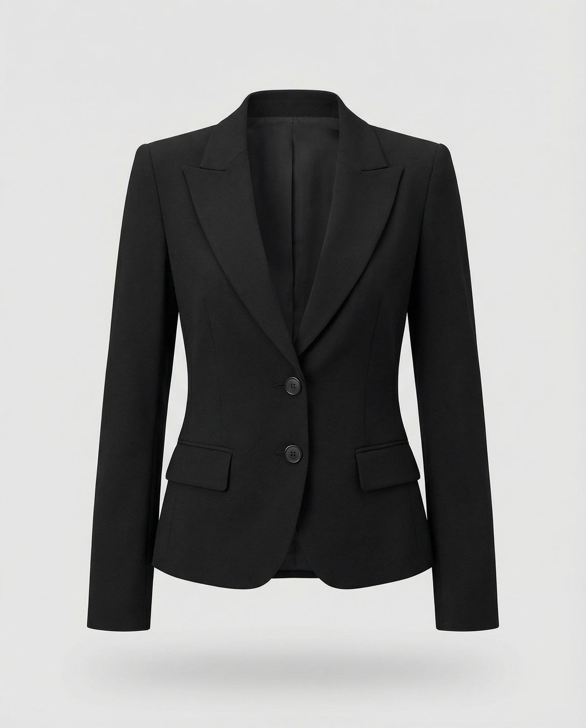 Beatrice | Women's Fitted Peplum Blazer With Button Front
