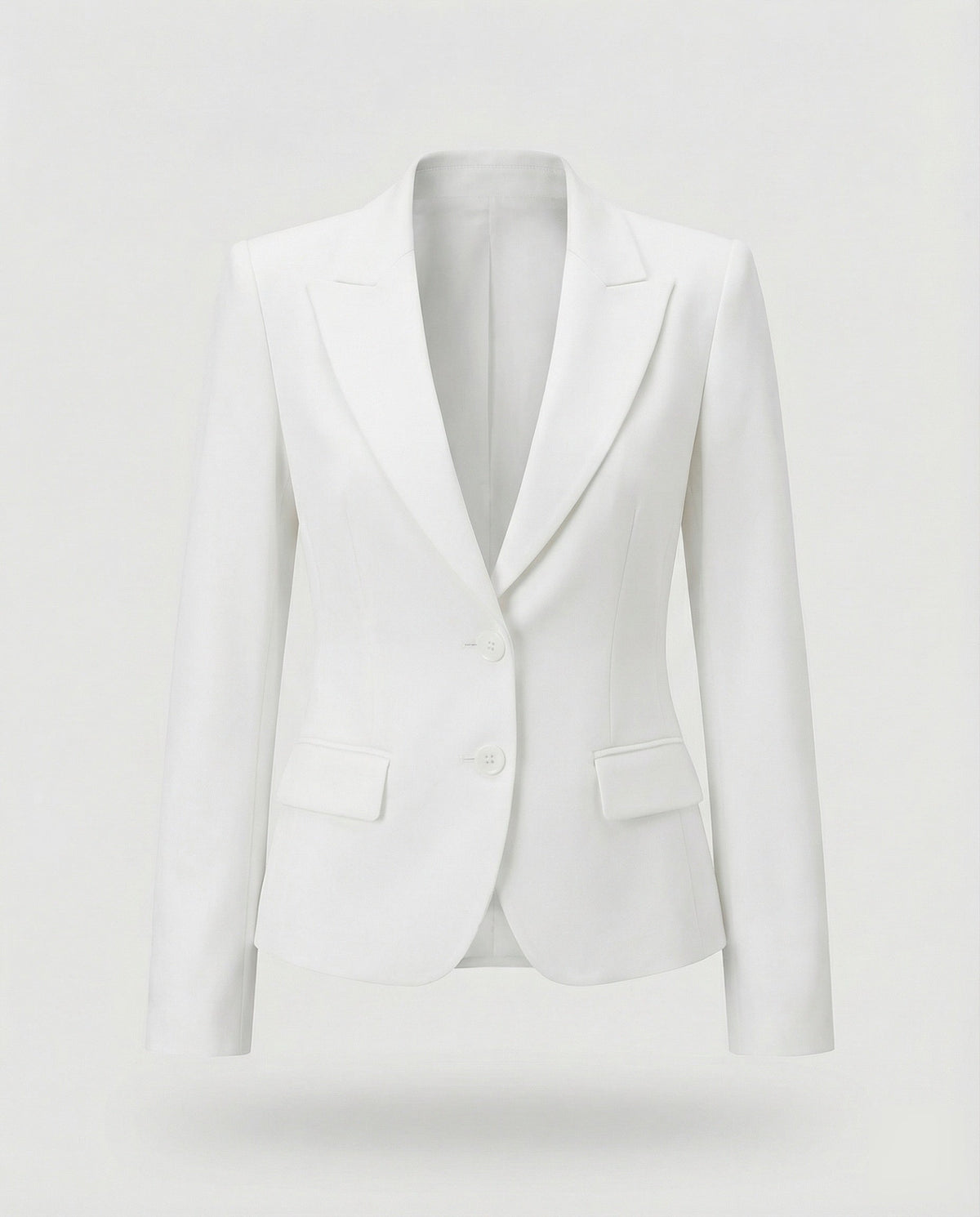 Beatrice | Women's Fitted Peplum Blazer With Button Front