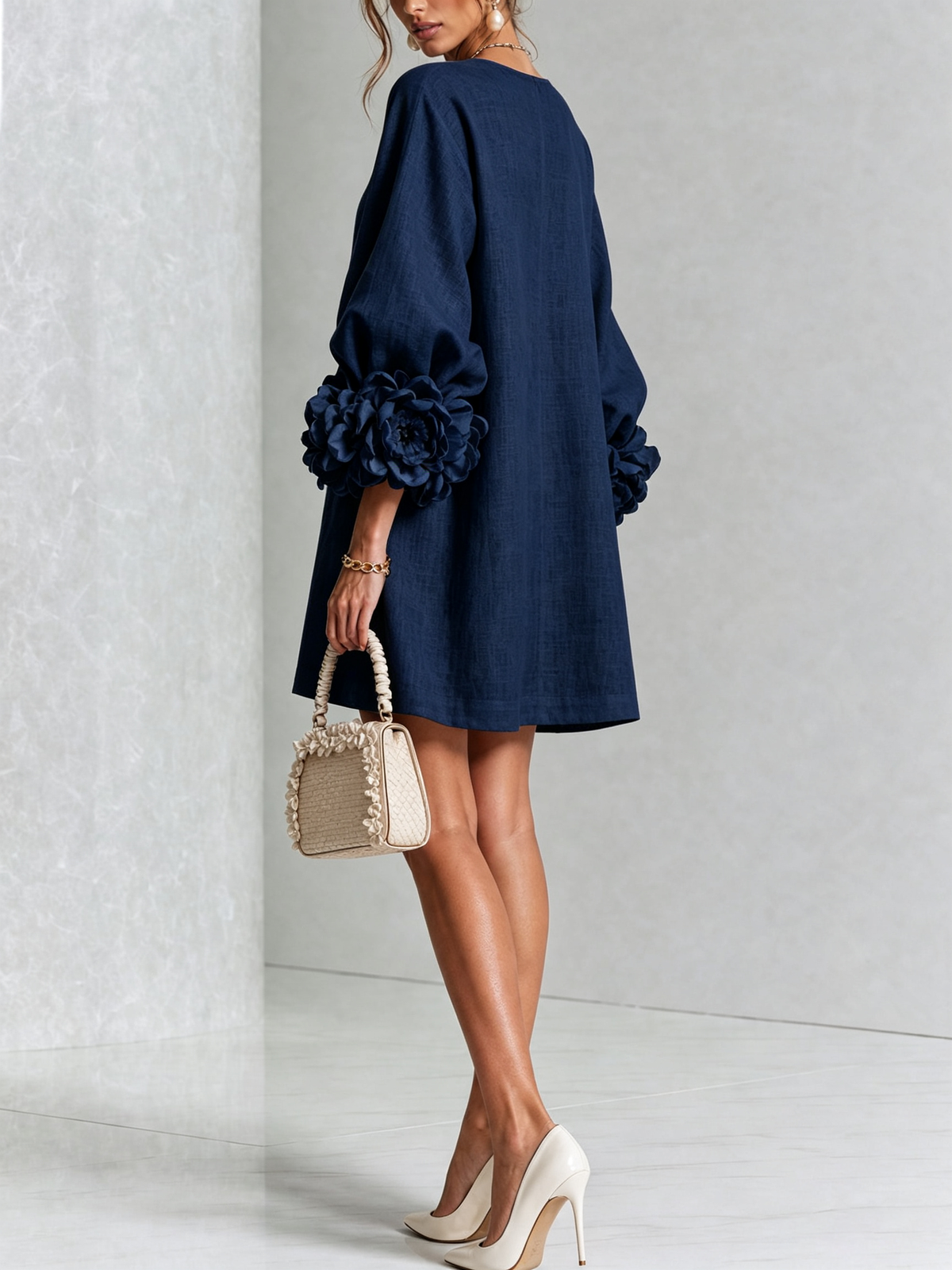 Benedetta | Floral Button-Down Mini Dress