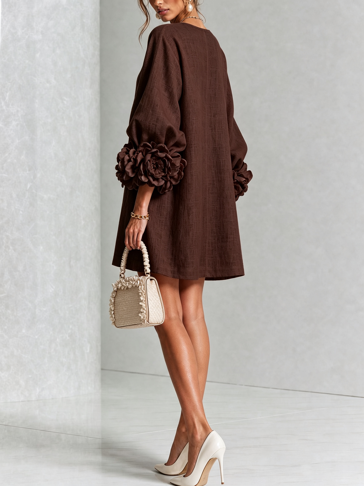 Benedetta | Floral Button-Down Mini Dress