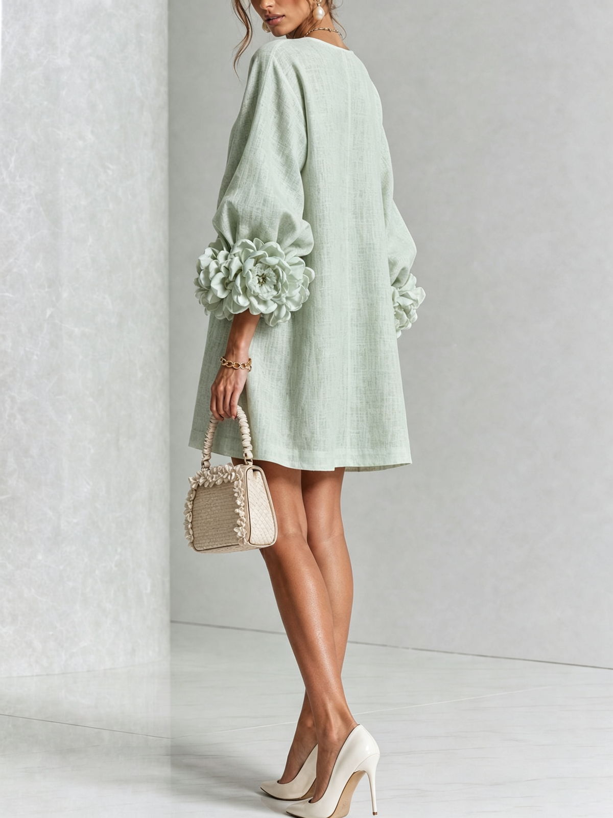 Benedetta | Floral Button-Down Mini Dress