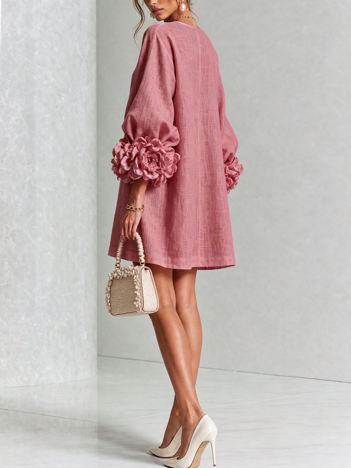 Benedetta | Floral Button-Down Mini Dress