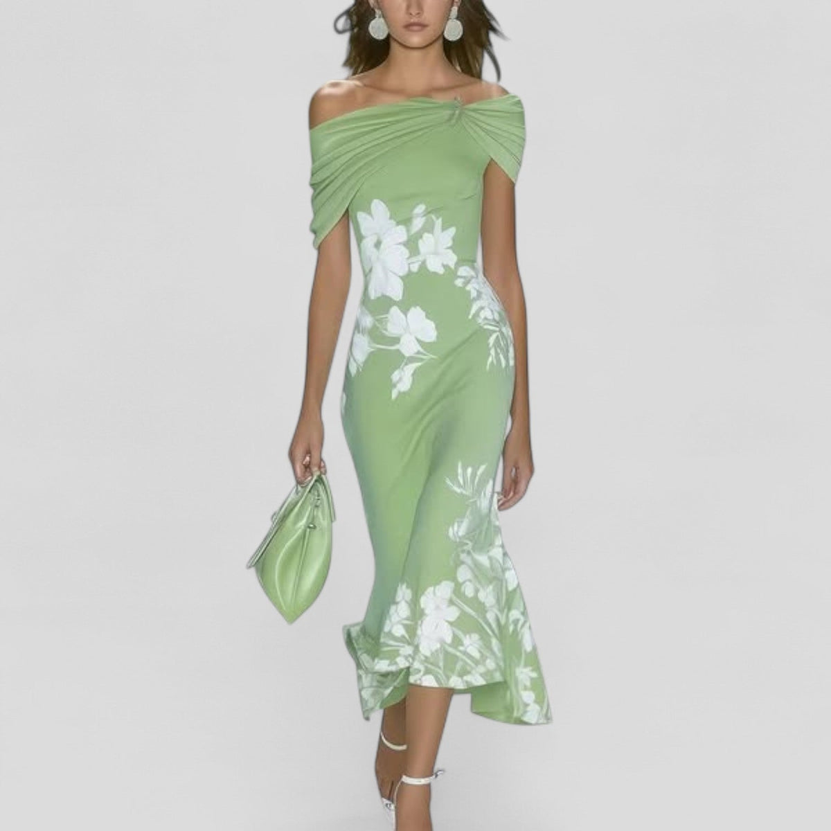 Camila | Women's Floral Printed Midi Dress