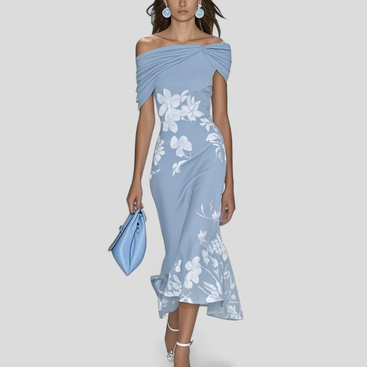Camila | Women's Floral Printed Midi Dress