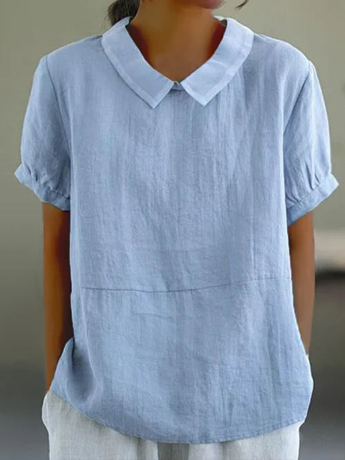 Cecilia | Women's Short Sleeve Button-Front Dress Shirt