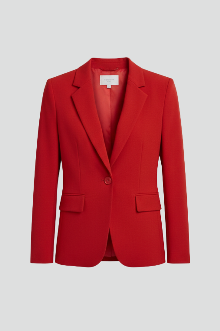 Colette | Women’s Single-Button Blazer with Notched Lapels
