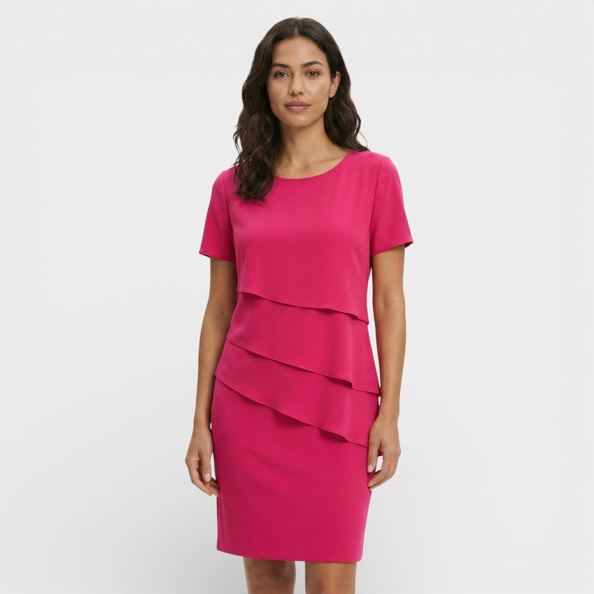 Cressida | Women’s Short-Sleeve Mini Dress with Ruffle Detail