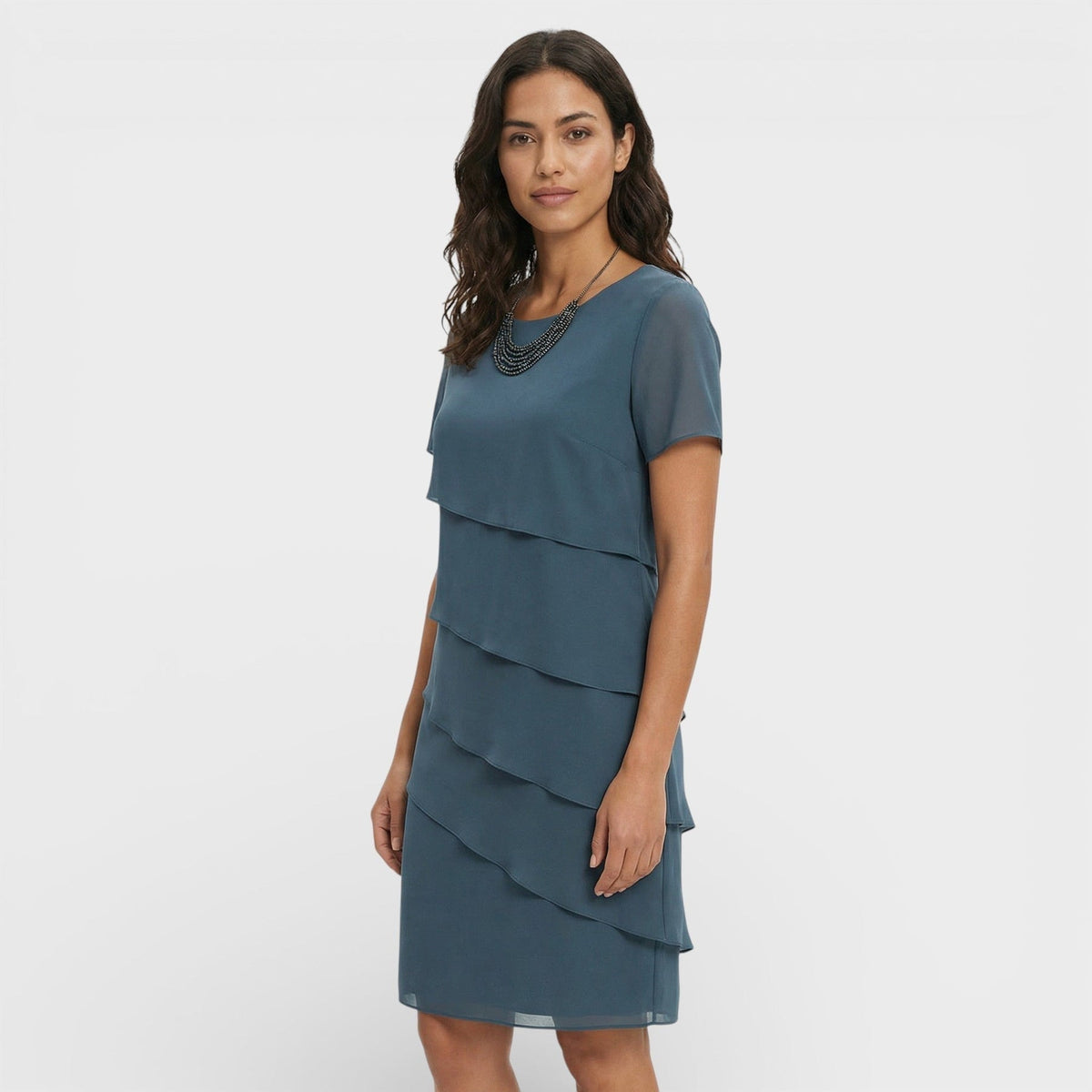 Cressida | Women’s Short-Sleeve Mini Dress with Ruffle Detail