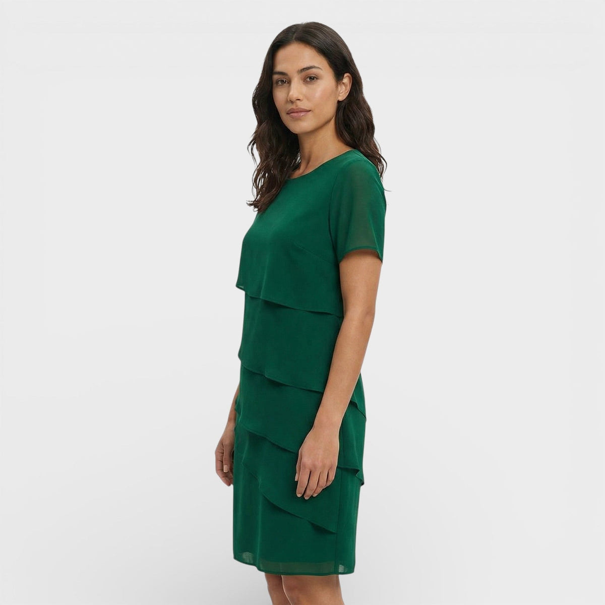 Cressida | Women’s Short-Sleeve Mini Dress with Ruffle Detail