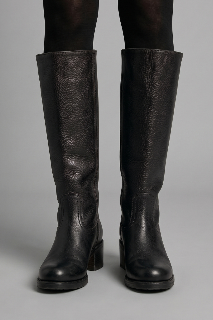 Darla | Women's Mid-Calf Pull-On Boots With Block Heels