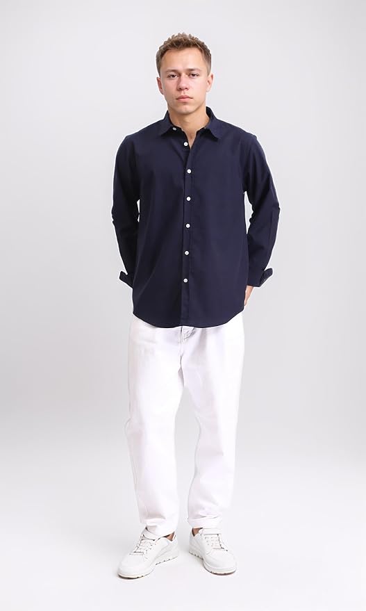 Desmond | Men’s Long-Sleeve Button-Front Shirt