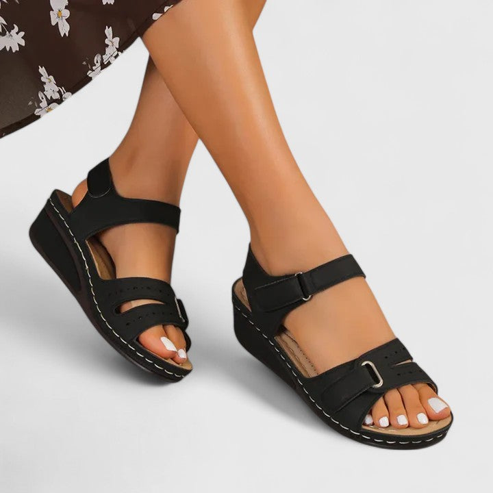 Diana | Women's Adjustable Strap Sandals with Contoured Footbed