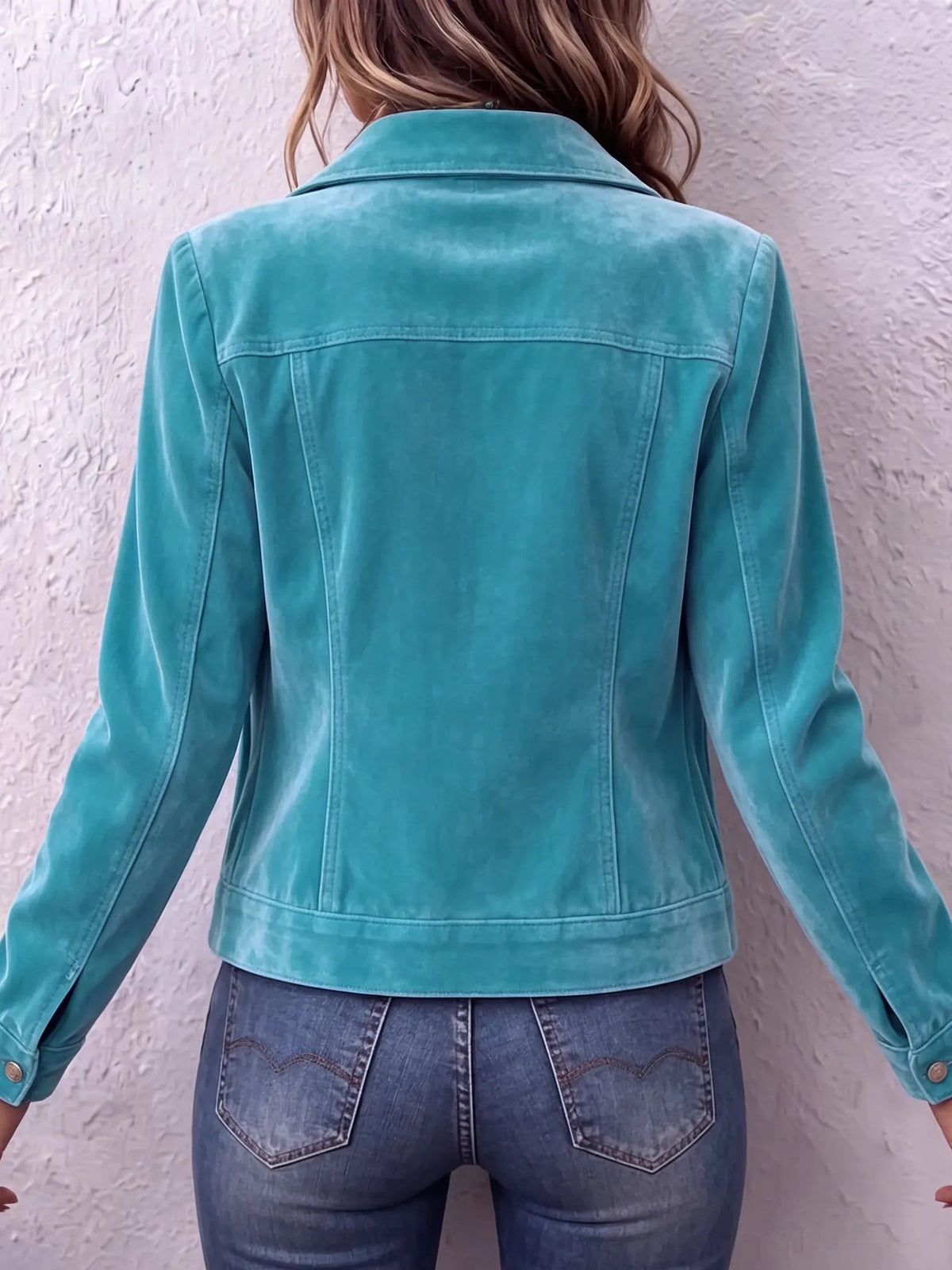 Elisabetta | Vintage Wash Button Jacket