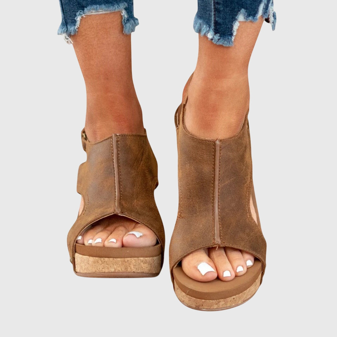 Faith | Women's Orthopedic Open-Toe Sandals with Adjustable Buckle