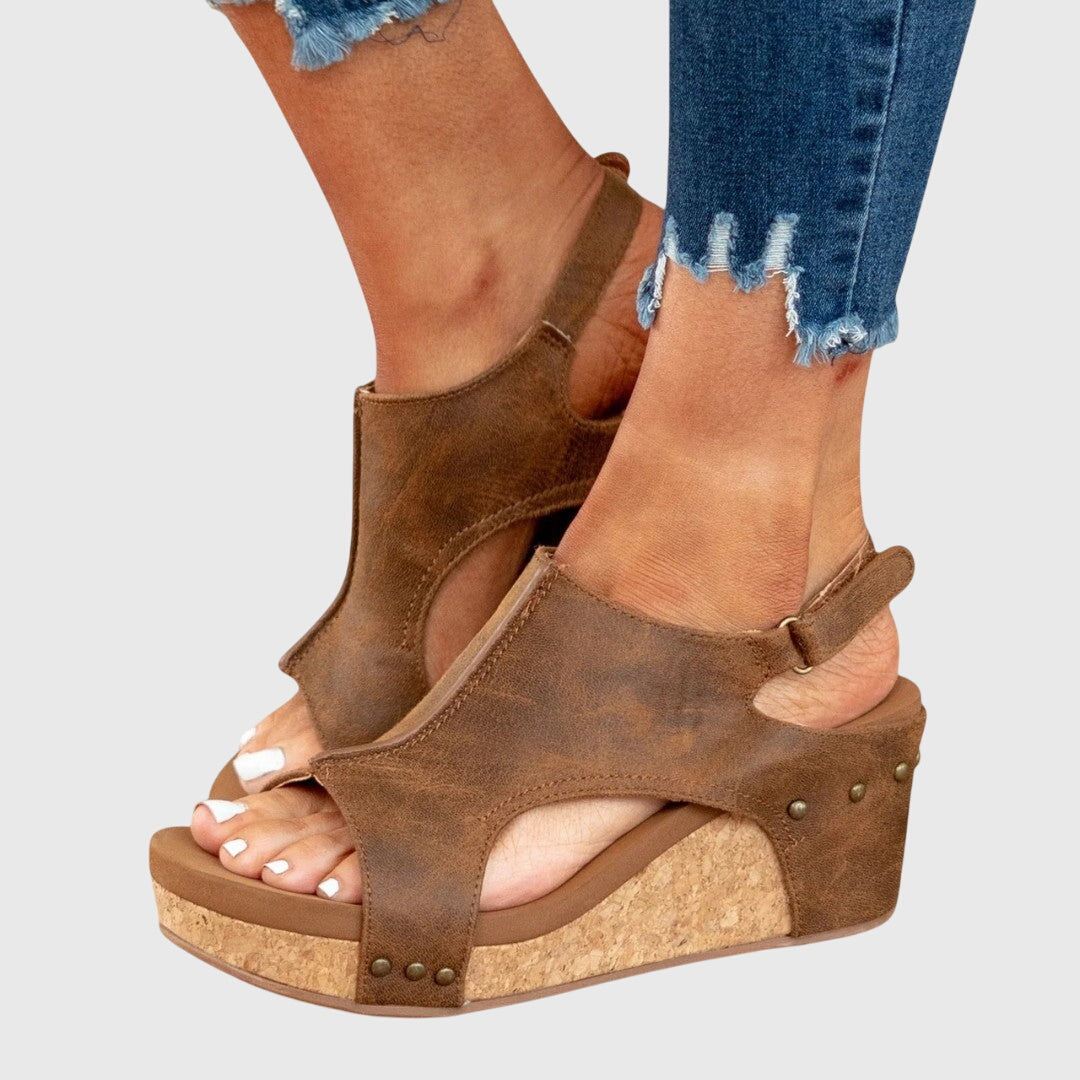 Faith | Women's Orthopedic Open-Toe Sandals with Adjustable Buckle