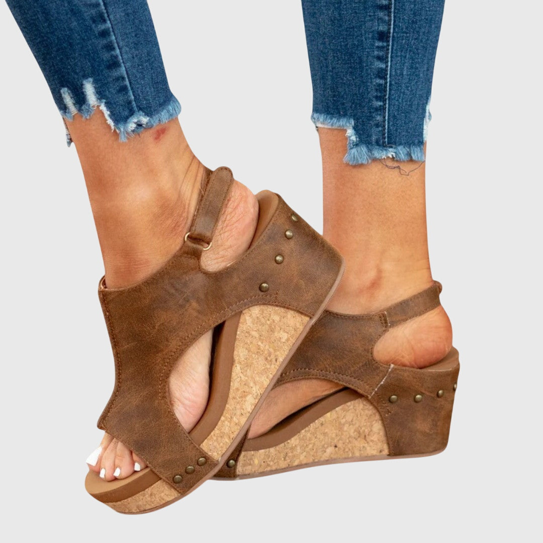 Faith | Women's Orthopedic Open-Toe Sandals with Adjustable Buckle