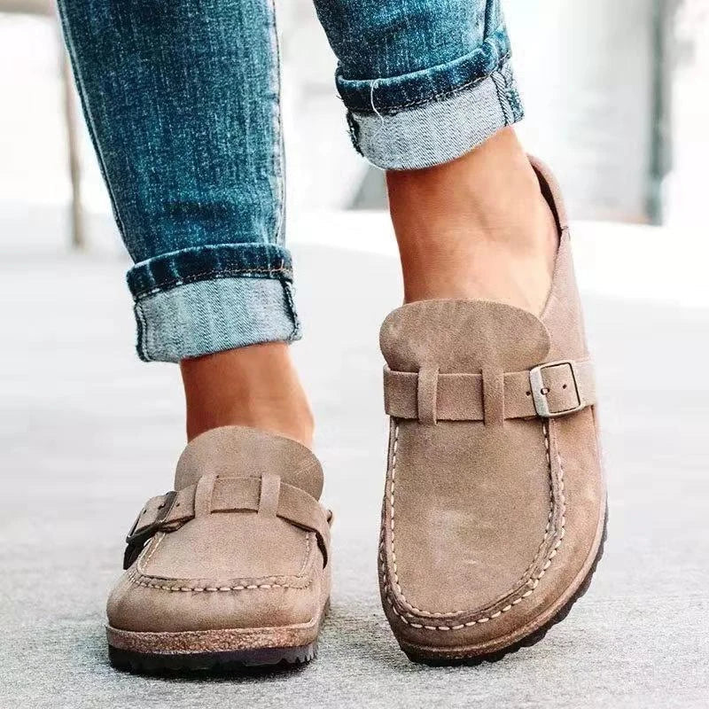 Gianna | Buckle Slip-On Loafers