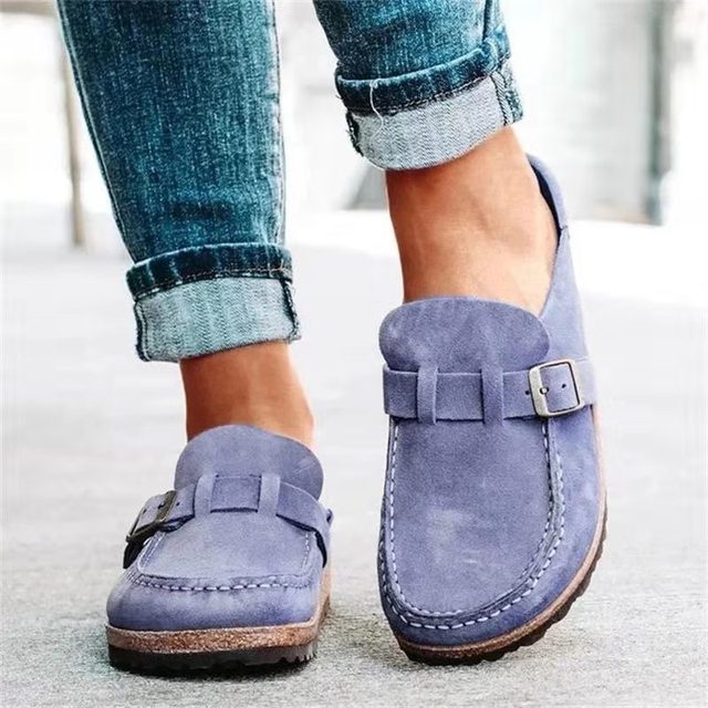 Gianna | Buckle Slip-On Loafers