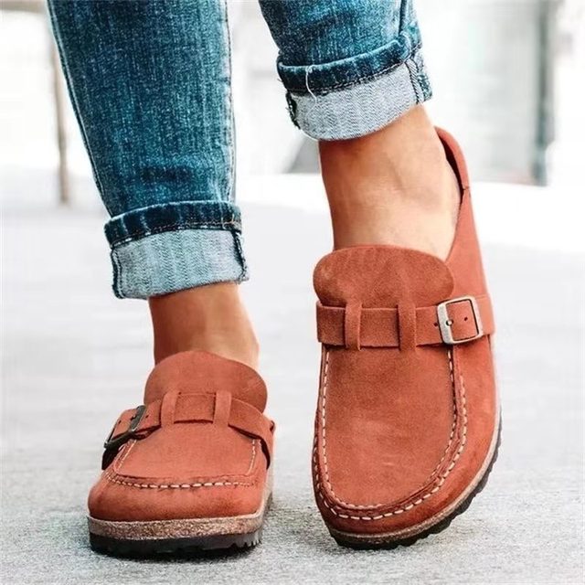Gianna | Buckle Slip-On Loafers