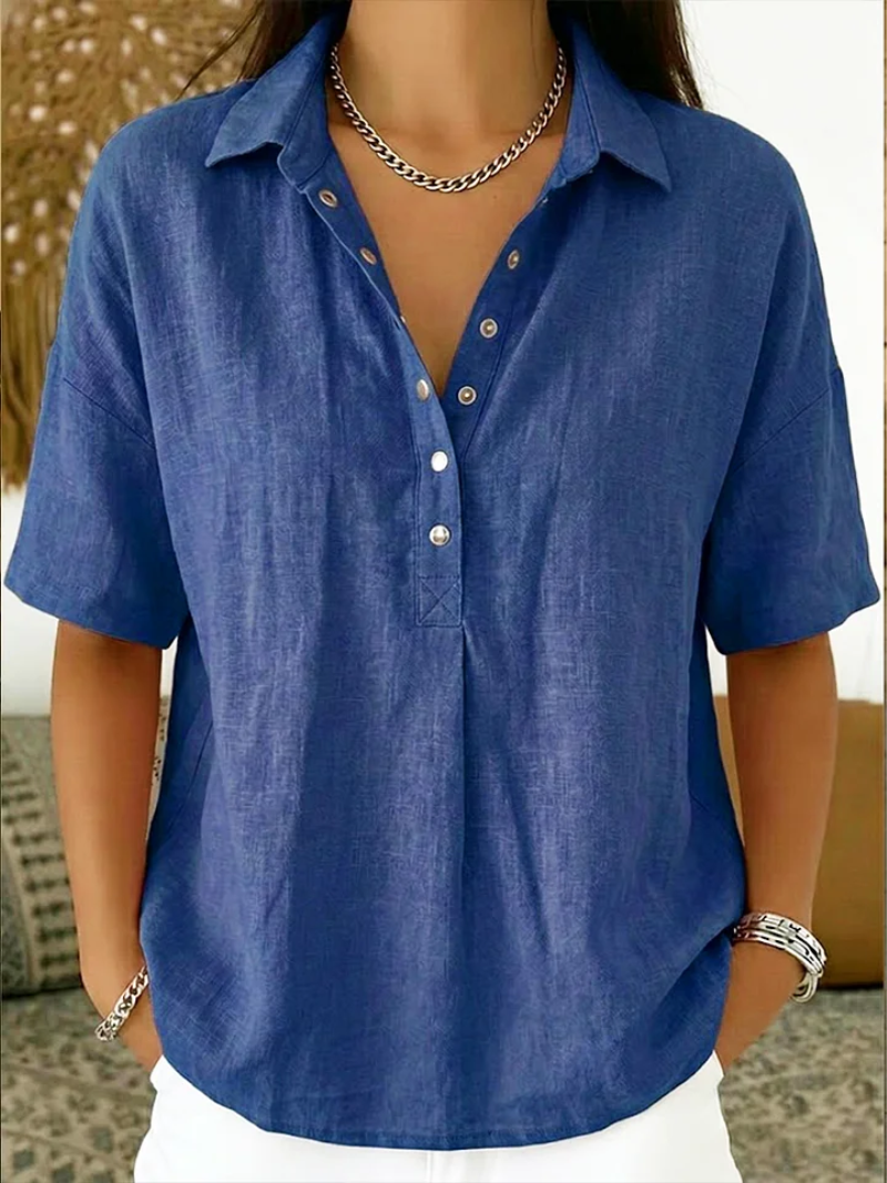 Lauren | Women's Casual Button-Down Shirt with Classic Collar