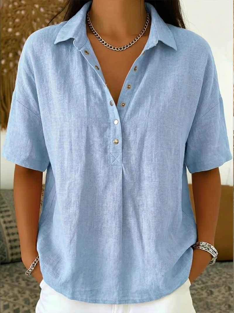 Lauren | Women's Casual Button-Down Shirt with Classic Collar