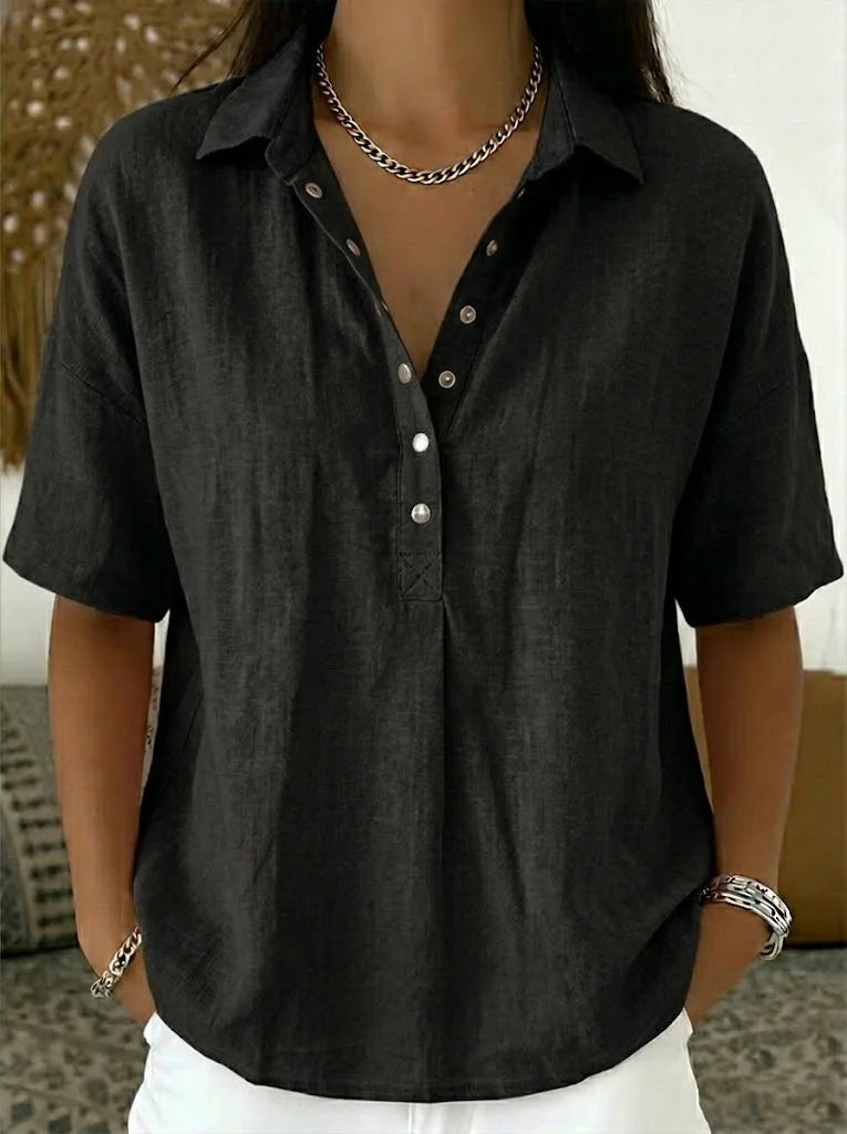 Lauren | Women's Casual Button-Down Shirt with Classic Collar