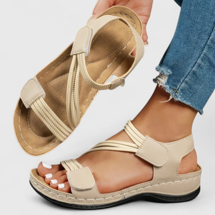 Lydia | Women's Adjustable Support Sandals with Contoured Footbed