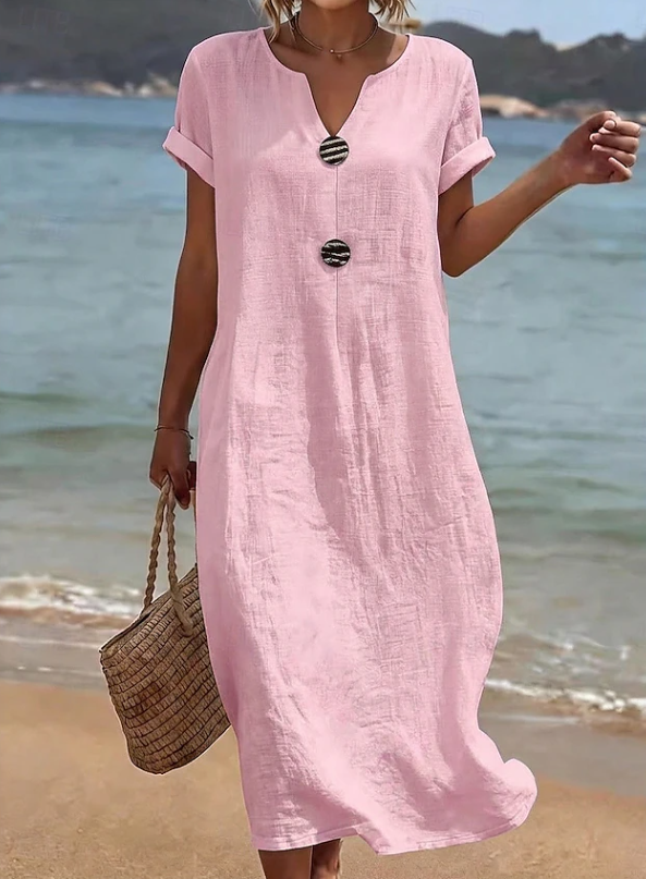 Marina | Women's Button-Front Beach Maxi Dress