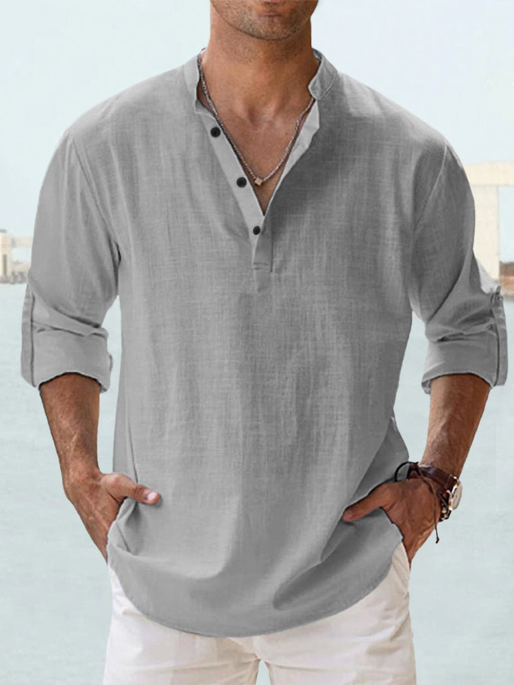 Max | Men's Breathable Button-Up Shirt with Tailored Fit