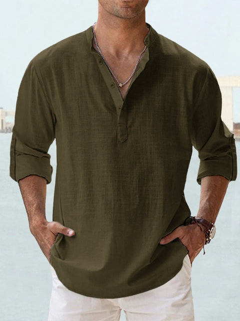 Max | Men's Breathable Button-Up Shirt with Tailored Fit