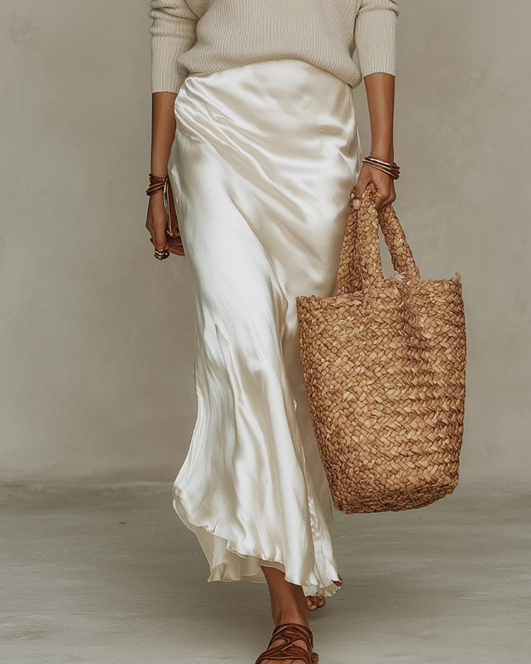 Nadia | Women’s Two-Piece V-Neck Maxi Dress Set with Long Sleeves