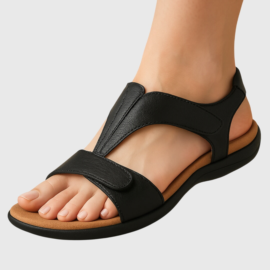 Nataschia | Women's Adjustable Strap Sandals with Contoured Sole