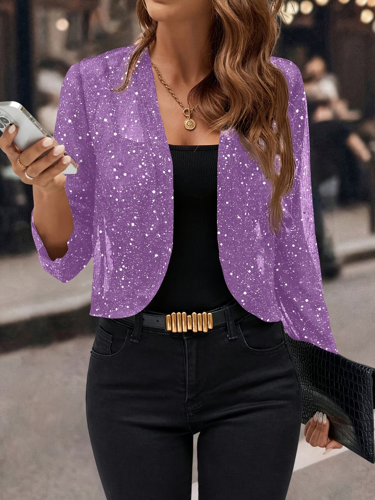 Philippa | Women's Sequin Cardigan Jacket