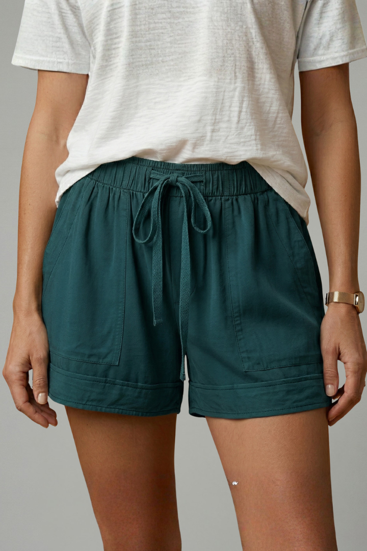 Rochelle | Women's Relaxed Drawstring Waist Shorts