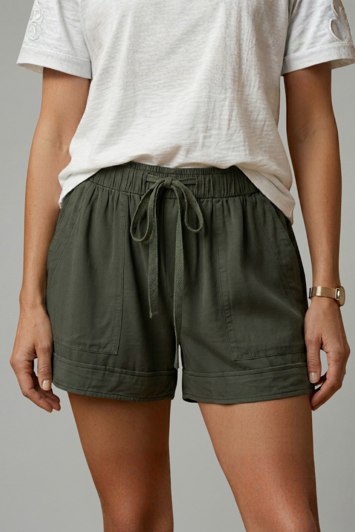 Rochelle | Women's Relaxed Drawstring Waist Shorts
