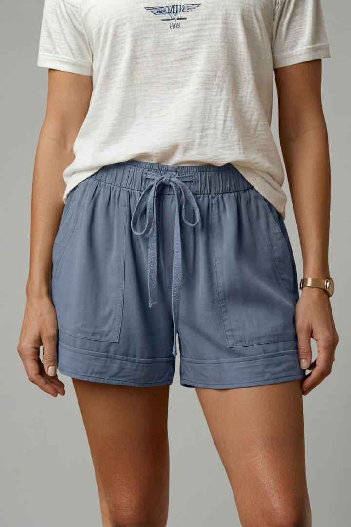 Rochelle | Women's Relaxed Drawstring Waist Shorts
