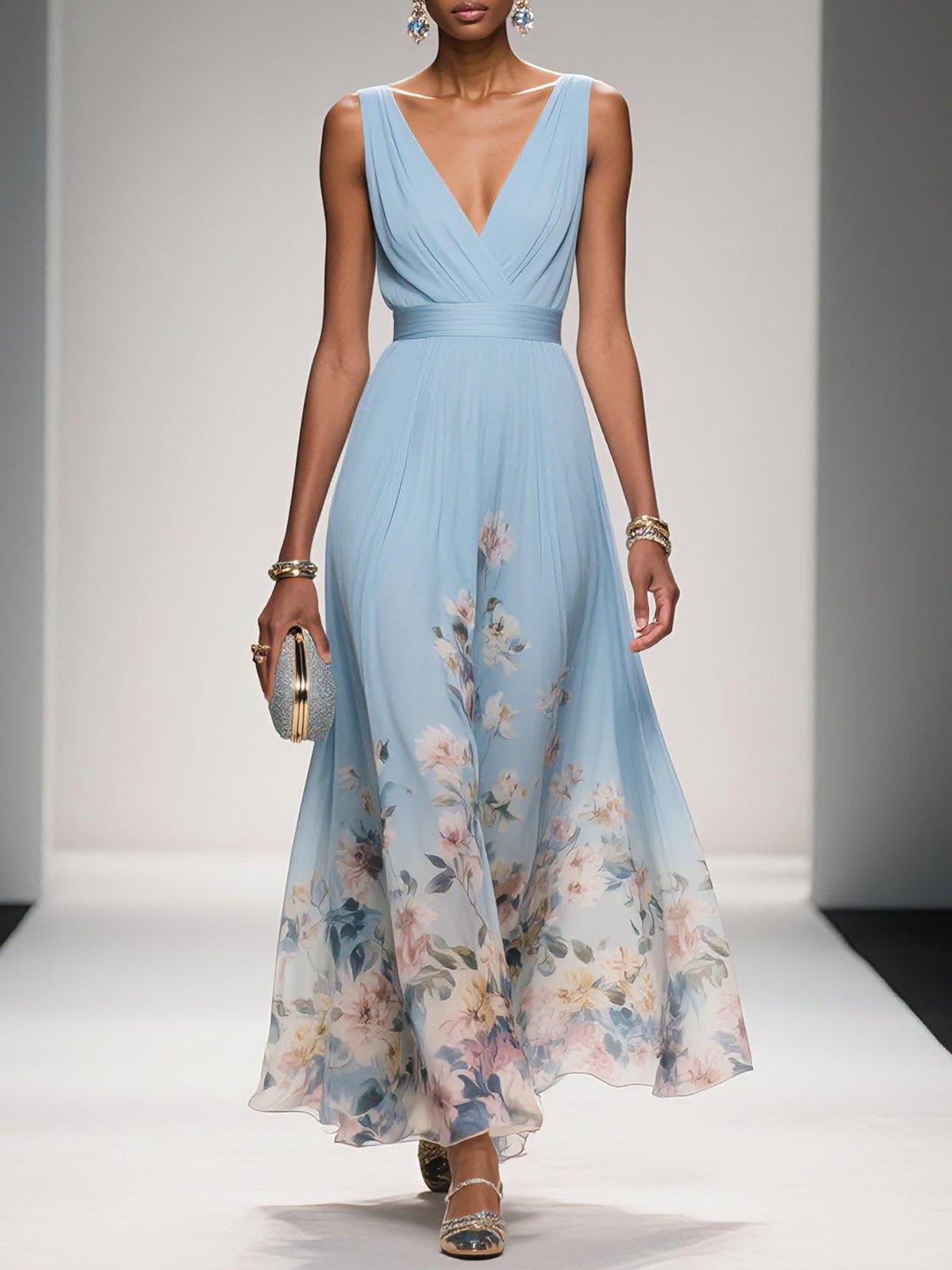 Roslyn | Women’s Floral A-Line Wedding Guest Dress