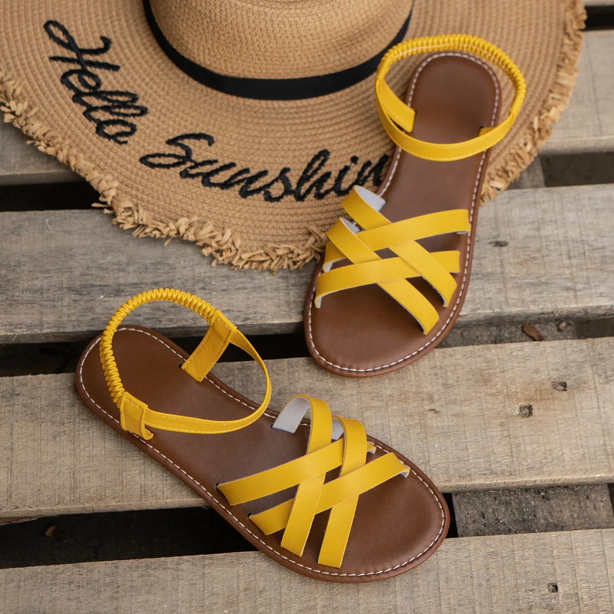 Valeria | Cushioned Strappy Sandals