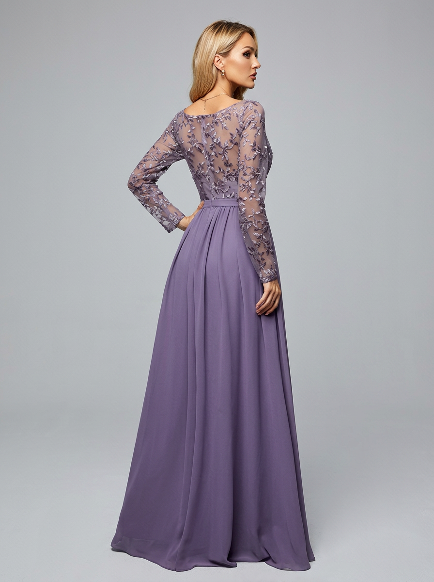 Women's Maxi Dress Long Sleeve | Formal Evening