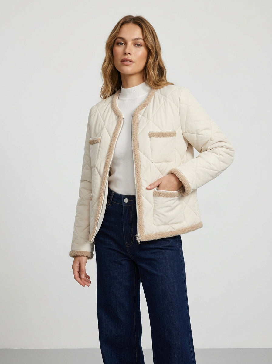 Women's Puffer Jacket Quilted | Casual