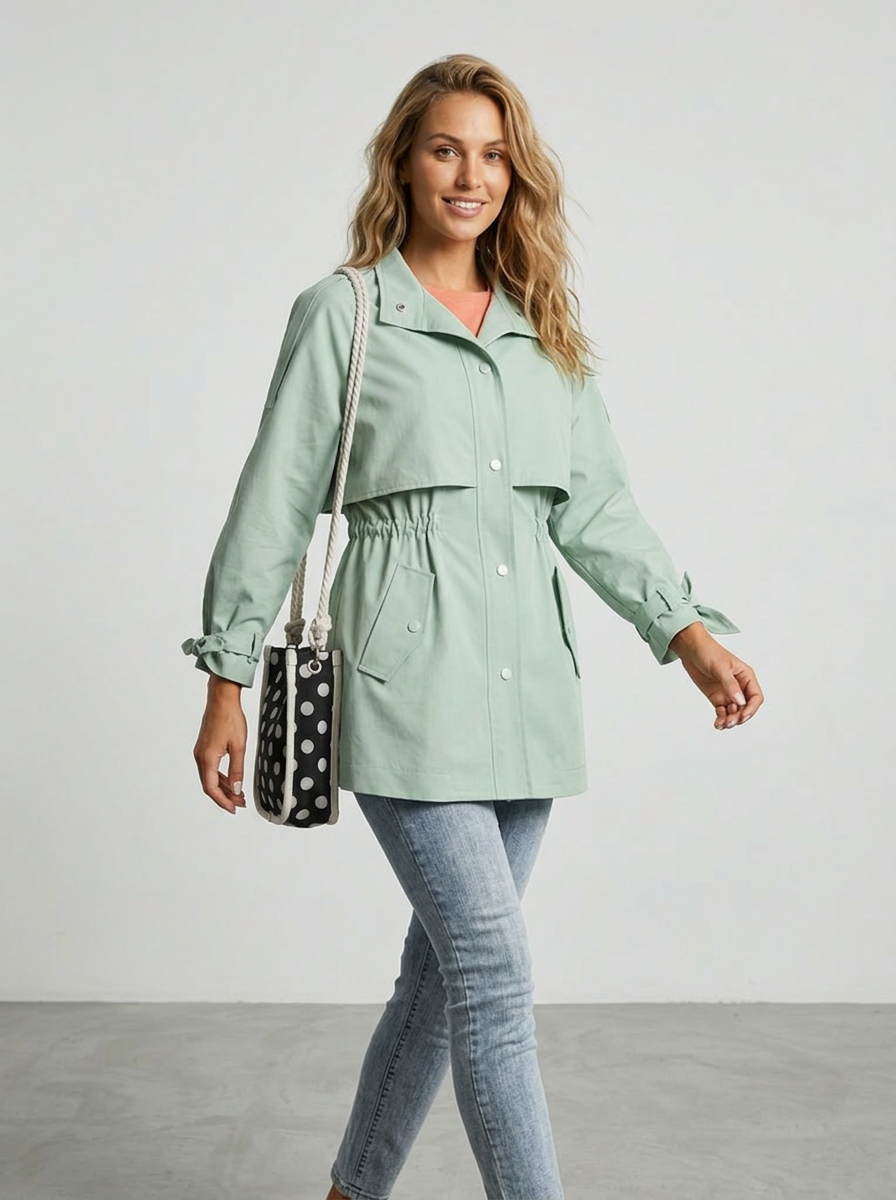 Women's Trench Coat Rain | Casual