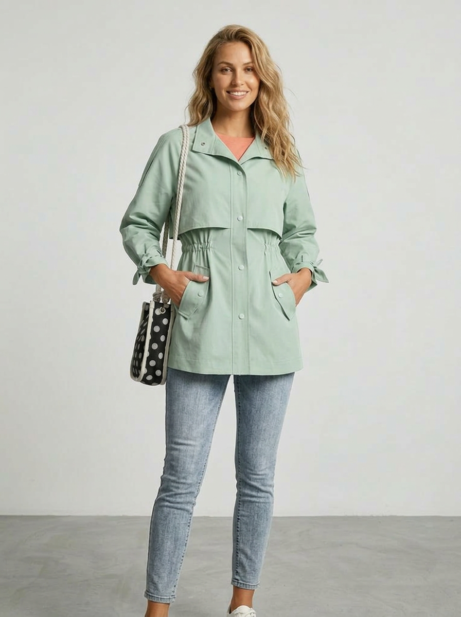 Women's Trench Coat Rain | Casual