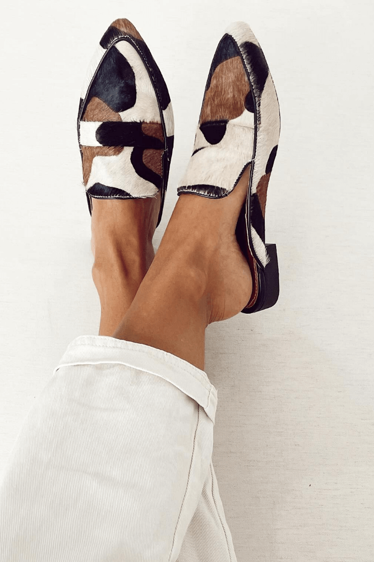 Zora | Abstract Print Loafers for Everyday Style