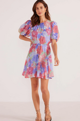 Belle Puff Sleeve Mini Dress