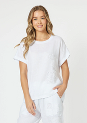 Patch Linen Top